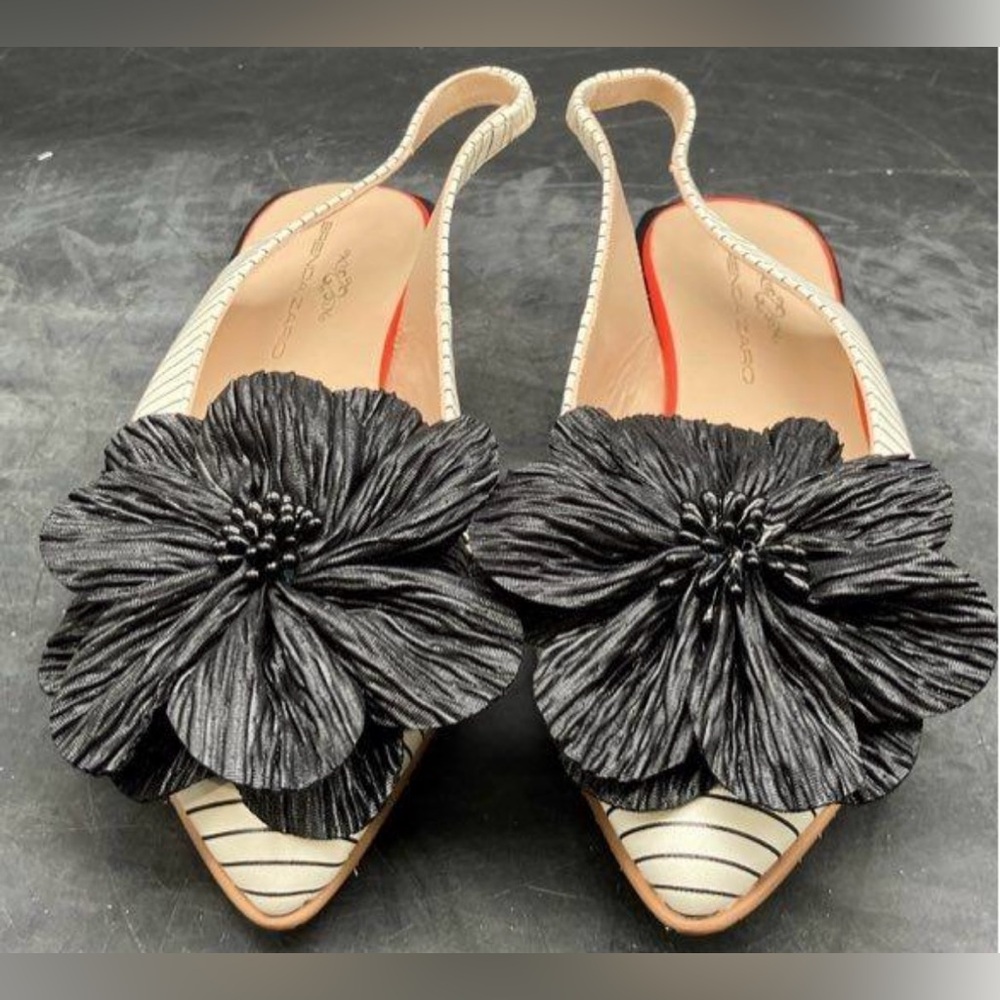 BRENDA ZARO slingback flats